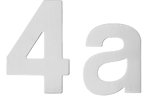 Hausnummern/Symbole
